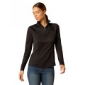 SALE- ARIAT SUNSTOPPER 3.0 1/4 ZIP LONG SLEEVE TOP