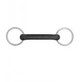 LOOSE RING FLEXIBLE RUBBER STRAIGHT BAR SNAFFLE 582
