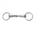 LOOSE RING HOLLOW MOUTH SINGLE JOINT SNAFFLE