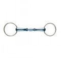 JP KORSTEEL BLUE STEEL OVAL LOOSE RING SNAFFLE