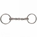 JP KORSTEEL STAINLESS STEEL OVAL LOOSE RING SNAFFLE