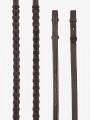 LEMIEUX FLAT HUNTER BRIDLE WITH LACED REINS