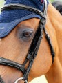 LE MIEUX LEATHER BRIDLE BLINKERS