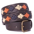 PIONEROS POLO BELT NARROW BROWN 125