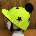 LYCRA HAT SILK - WITH POMPOM & GLITTER STARS