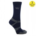 WOOF WEAR BAMBOO SHORT WAFFLE RIDING SOCKS 2 PACK
