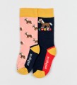 TOGGI JUNIOR 2 PACK SOCKS -PONY DESIGN